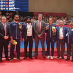 Massimo Costantini con l'India