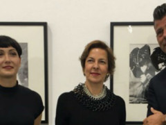 Katiuscia Biondi con Olga Strada e Maurizio Mangialardi