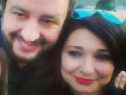 Matteo Salvini e Michela Silvestrini