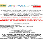 Servizio civile alla Pro Loco di Ostra