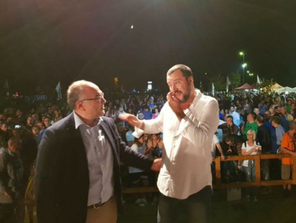 Massimo Bello e Matteo Salvini