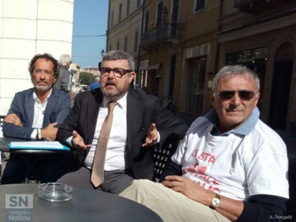 Riccardo Pizzi, Massimo Olivetti, Silvano Cingolani Frulla