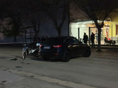 Incidente tra SUV e scooter alla Cesanella