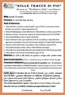 Sulle tracce di Pio IX - locandina