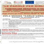 "Le parole per dirlo", manifesto