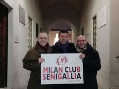 Mangialardi nel Milan Club Senigallia