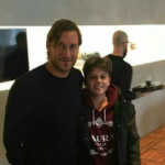 Francesco Totti e Michele Fiscaletti