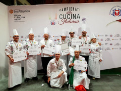 Team Cuochi Marche medaglia d'argento ai Campionati della Cucina Italiana
