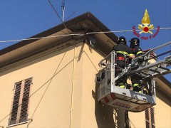 Caduta intonaco a Roncitelli