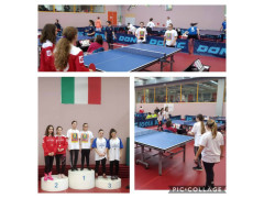 Giada Fossi e Swami Renzi si sono laureate campionesse regionali di tennis tavolo