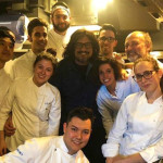 la foto rito con lo staff della Madonnina del Pescatore