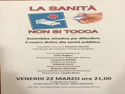 Incontro pubblico sulla sanità