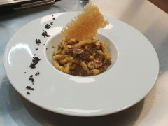 Passatelli al tartufo bianco - ricetta ristorante Giardino di San Lorenzo in Campo