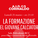 La formazione del giovane calciatore - incontro a Corinaldo