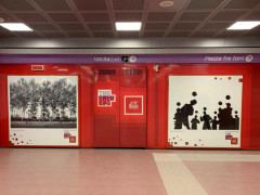 gli scatti di Cicconi Massi in mostra nella metro di Milano