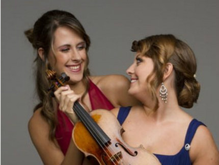 la violinista Francesca Dego e la pianista Francesca Leonardi