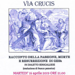 Via Crucis in dialetto 2019 a Montignano di Senigallia