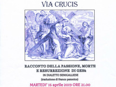 Via Crucis in dialetto 2019 a Montignano di Senigallia