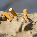 Mozziconi in spiaggia