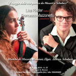 Concerto Lisa Rieder (violino) e Francesco Mazzonetto (pianoforte) all'auditorium San Rocco