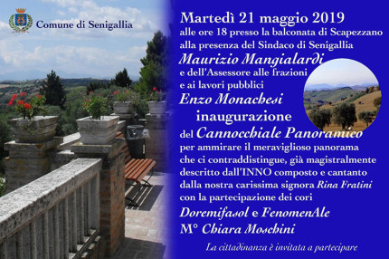 Inaugurazione Cannocchiale Panoramico a Scapezzano