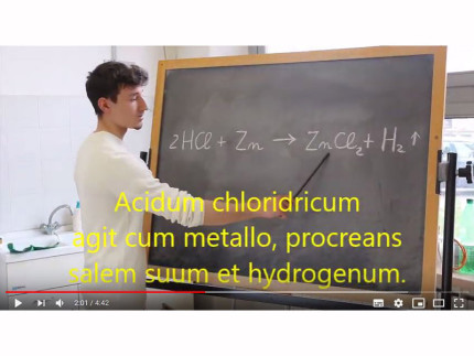 Video lezioni di chimica in latino presentate dal Liceo Perticari a Fosforo 2019
