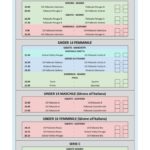 Calendario Memorial Marco Fratini 2019