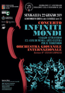 Infiniti Mondi - Concerto all'Auditorium Chiesa dei Cancelli - locandina