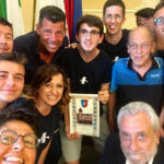 Il Sindaco riceve il tennistavolo e premia Mirko Bruschi