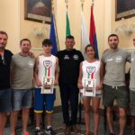 Due giovani atleti dell'Accademia Pugilistica ricevuti in Comune