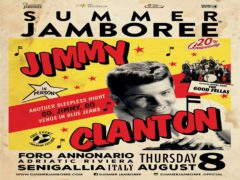 Locandina relativa all'esibizione di Jimmy Clanton