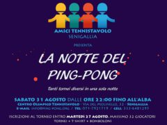 Locandina della Notte Bianca del ping-pong 2019