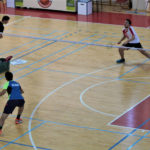 Partita di badminton a Senigallia