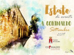 Locandina degli eventi in programma a Corinaldo nel mese di settembre 2019
