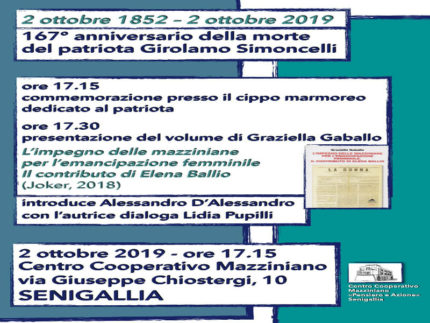 Commemorazione Simoncelli 2 ottobre 2019