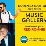 Music Gallery al Centro Commerciale Ipersimply Senigallia - Red Ronnie presidente di giuria