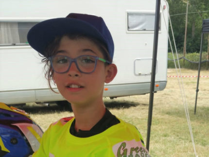 Il giovane Alessandro Pierfederici campione regionale minicross
