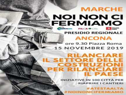 Manifestazione sindacati ad Ancona