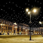 coreografie luminose natalizie di Senigallia