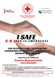 Progetto I SAFE - CRI per le emergenze - locandina