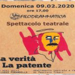 Locandina del doppio spettacolo teatrale in programma al Centro sociale Adriatico di Marzocca