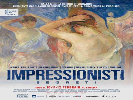 Locandina del docu-film "Impressionisti segreti"