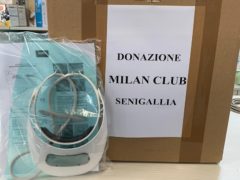Donazione del Milan Club di Senigallia all'ospedale locale