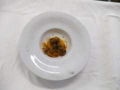Tagliatelline di Campofilone con le raguse - ricetta ristorante AB Alberto Berardi