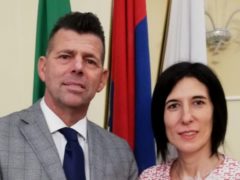 Maurizio Mangialardi e Ludovica Giuliani