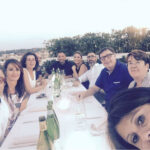 Brunelli con i colleghi