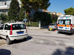Incidente auto-scooter a Senigallia, tra via Venezia e via La Marca