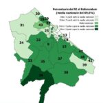 Referendum sul taglio dei parlamentari. La distribuzione del voto a Senigallia