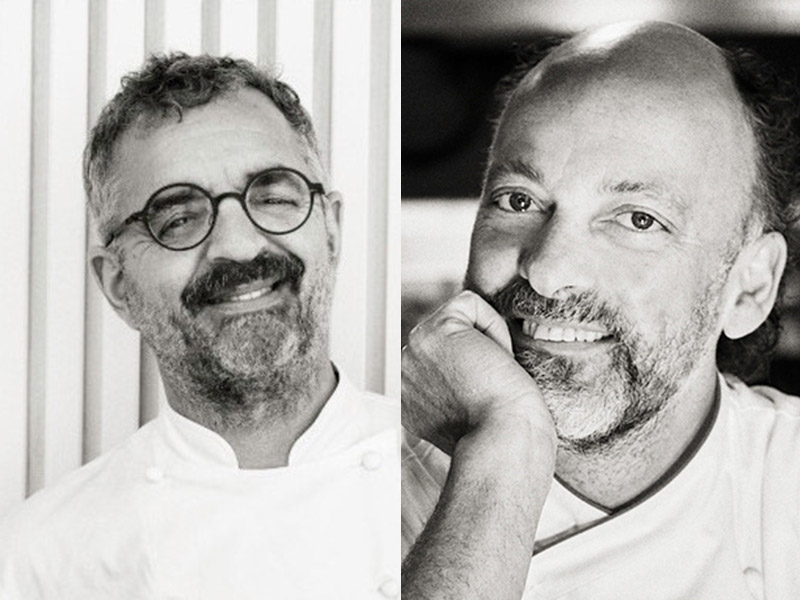 Gli Chef Mauro Uliassi e Moreno Cedroni
