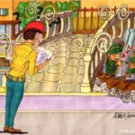 Ponte 2 Giugno tra bombe e cantiere - Vignetta di Massimo Nesti